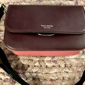 Kate Spade New York Buddie Medium Two-Tone Leather Cross Body Bag